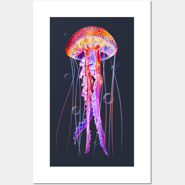 The jellyfish (without background) Wall Art by LilianaTikage